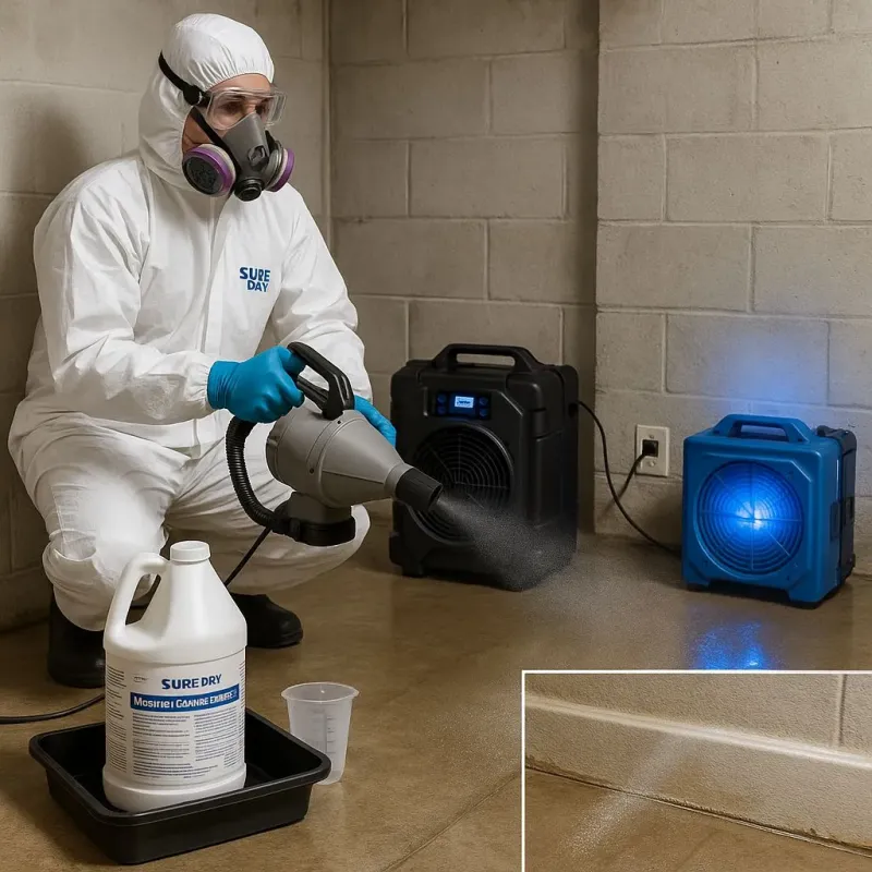 Sanitization and Odor Removal process in Greenfield, OH